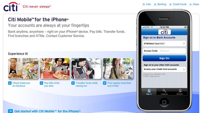 citibank mobile banking app